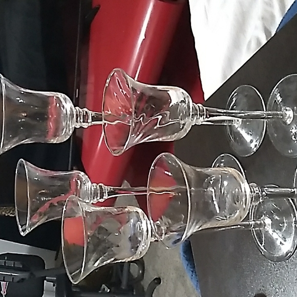 Hand Blown 5 peice candle holders - Picture 4 of 4